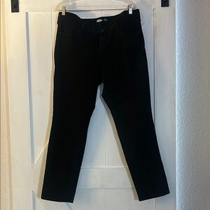 Old Navy Black Slim Straight Jeans